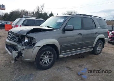 2004 Toyota Sequoia Sr5 V8 from USA, damaged, VIN 5TDZT34A84S213543